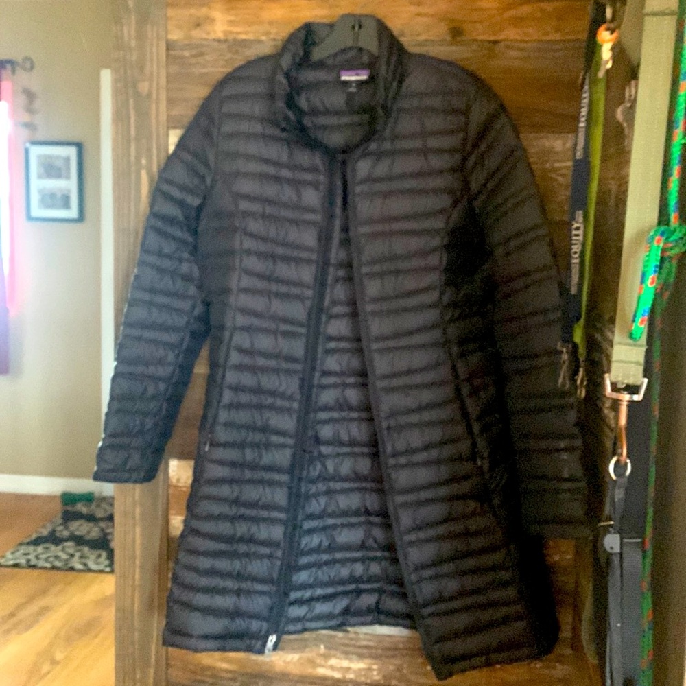 Patagonia long puffer jacket